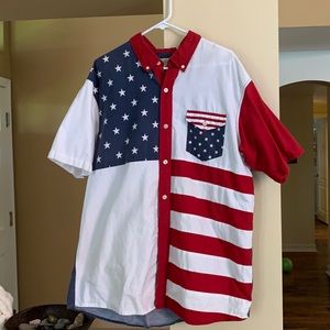 Patriotic button down